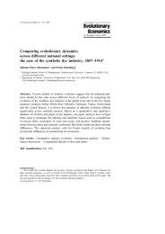 the case of the synthetic dye industry, 1857–1914 - Maastricht ...