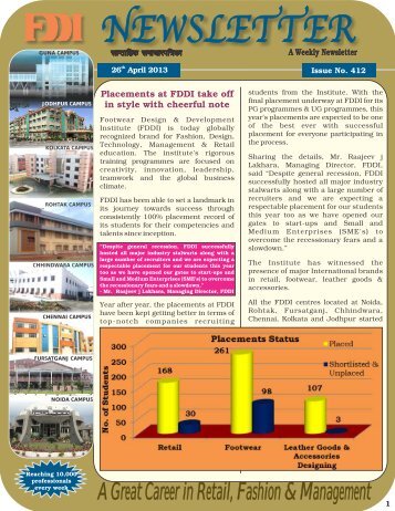 FDDI Newsletter - Footwear Design and Development Institute