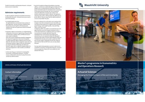 operational research masters operational research masters