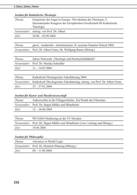 TU Dresden: Forschungsbericht 2004 - im ...