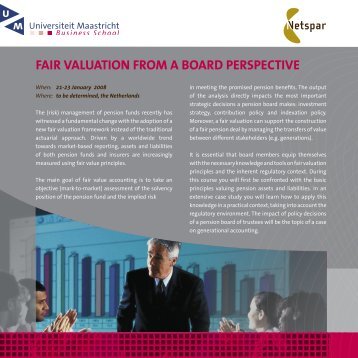 FAIR VALUATION FROM A BOARD PERSPECTIVE