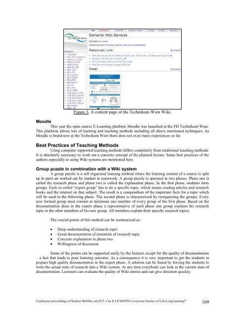 proceedings of Student Mobility and ICT: Can E-LEARNING