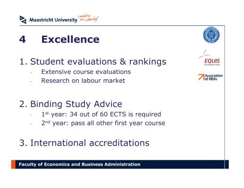 Maastricht University - School of Business and Economics ...