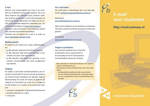 E-mail voor studenten