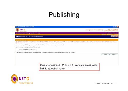 NETQ Demonstration Lecture