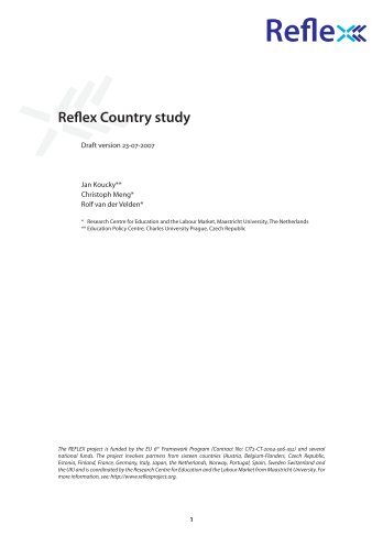 Reflex Country study - School of Business and Economics ...