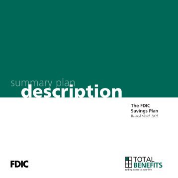 FDIC Savings Plan