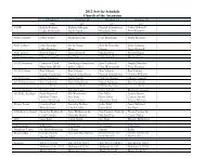 Servers Schedules - Ascension Episcopal Church