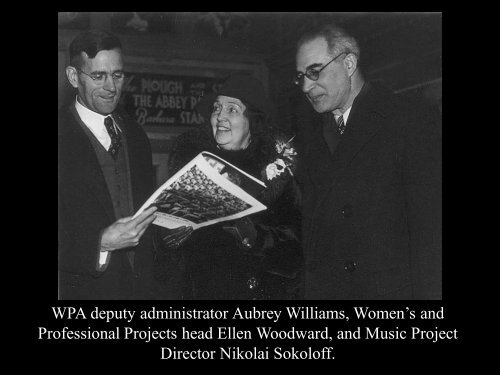 FDR, the WPA, and the New Deal Arts Programs - Franklin D ...