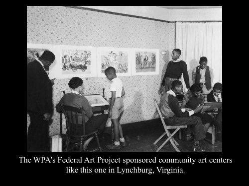 FDR, the WPA, and the New Deal Arts Programs - Franklin D ...