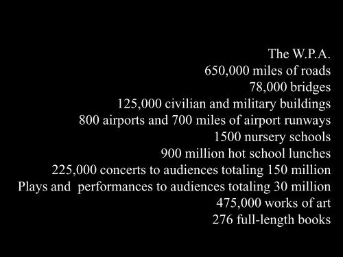 FDR, the WPA, and the New Deal Arts Programs - Franklin D ...