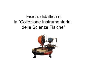 Didattica della Fisica - INFN Sezione di Ferrara