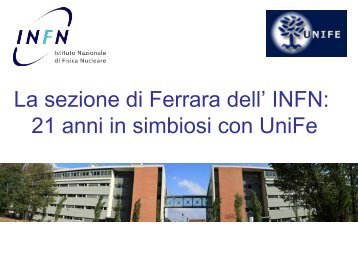 pp - INFN Sezione di Ferrara