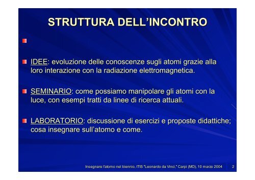 lucidi (PDF) - INFN Sezione di Ferrara