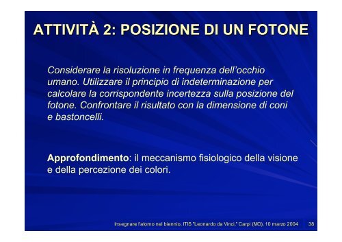 lucidi (PDF) - INFN Sezione di Ferrara