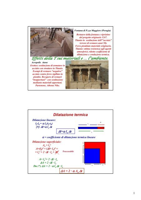 dilatazione termica nei solidi liquidi e gas La dilatazione termica – Matematichiamoblog main image 0