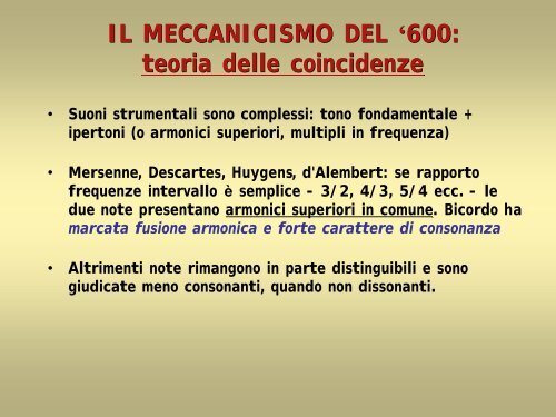 Musica e Scienza attraverso i secoli - INFN Sezione di Ferrara