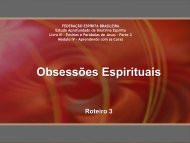 Obsessões Espirituais - Federação Espírita Brasileira