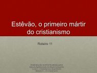 Estêvão, o primeiro mártir do cristianismo - Federação Espírita ...