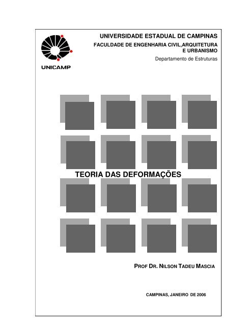 TEORIA DAS DEFORMAÇÕES - FEC