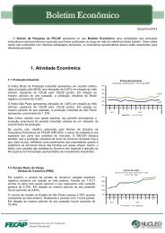 Boletim Econômico - Dezembro 2012 - Fecap