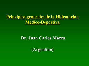 14 Principios generales Hidratacion y Ejercicio