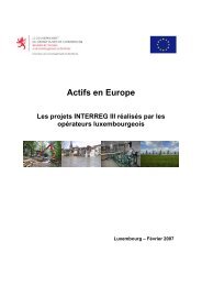 Actifs en Europe: Les projets INTERREG III 2000 - 2006 ... - Feder