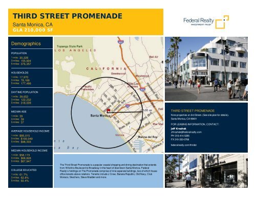 Third Street Promenade Lease Flyer