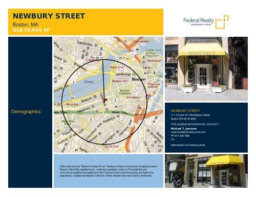 Newbury Street Lease Flyer