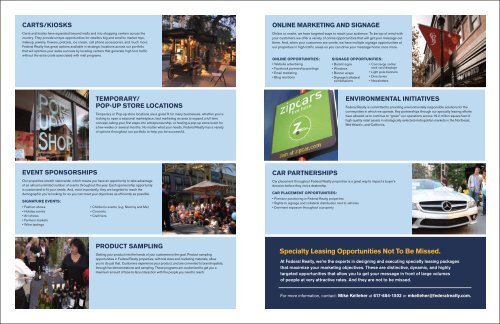 View Specialty Leasing Brochure