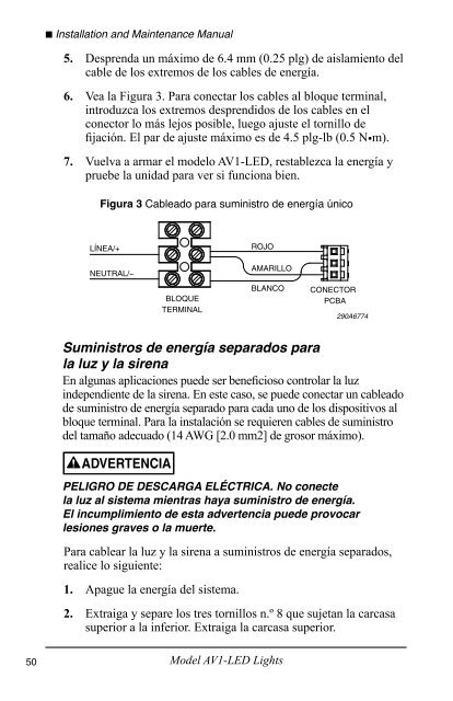 Model AV1-LED Audio-Visual LED Light - Federal Signal