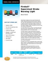 Fireball® Supervised Strobe Warning Light - Federal Signal