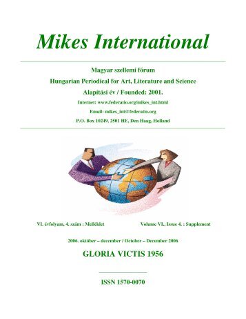 Mikes International - Hollandiai Magyar Szövetség