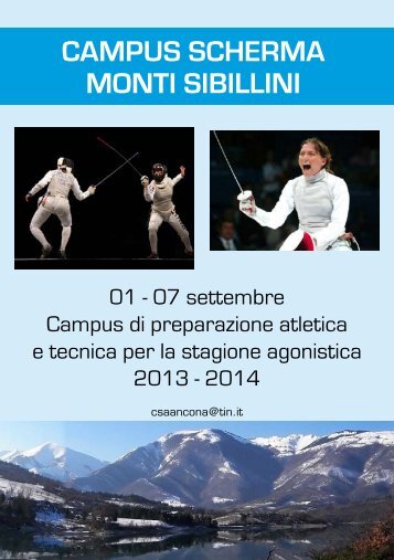 CAMPUS SCHERMA MONTI SIBILLINI