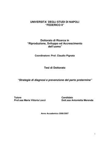 FedOA - Università degli Studi di Napoli Federico II