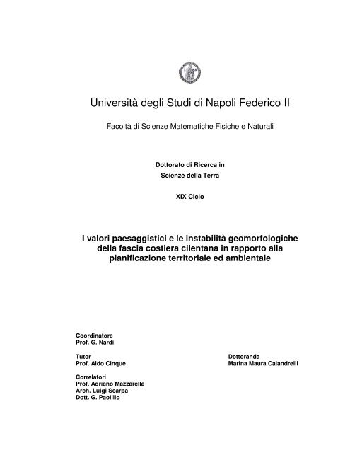 PDF - FedOA - Università degli Studi di Napoli Federico II