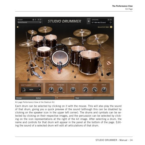 Studio Drummer Manual English - zzounds.com