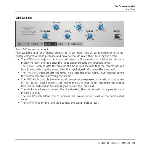 Studio Drummer Manual English - zzounds.com