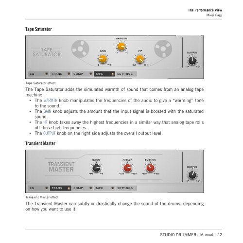 Studio Drummer Manual English - zzounds.com