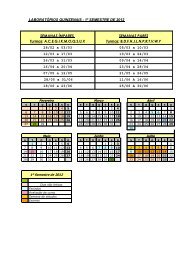 LABORATÓRIOS QUINZENAIS - 1º SEMESTRE DE 2012 ...