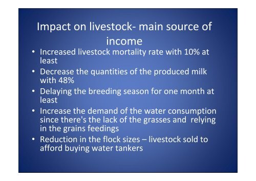 Expected Impact of Climate Change on ... - Feem-project.net