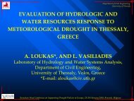 Evaluation of Hydrologic and Water Resources ... - Feem-project.net