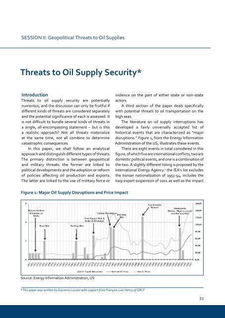 Gulf and European Energy Supply Security - Feem-project.net