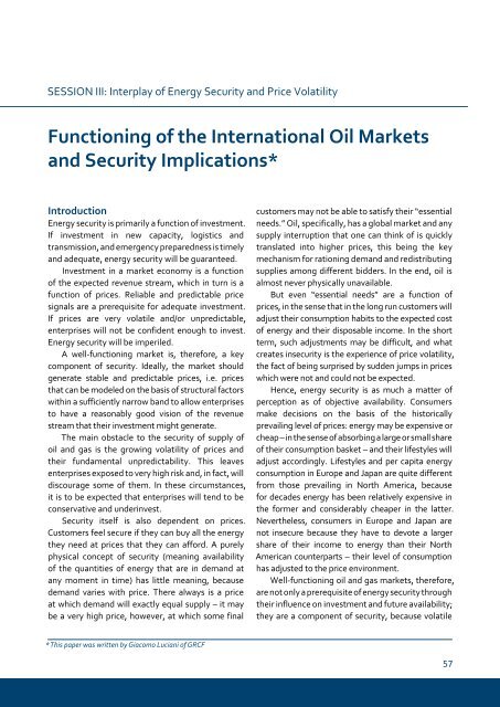 Gulf and European Energy Supply Security - Feem-project.net