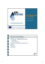 The Effluent Tax The Effluent Tax in Germany - Feem-project.net