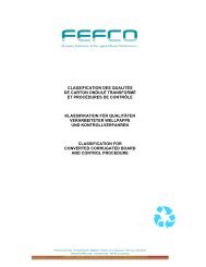 classification des qualités de carton ondulé transformé et ... - Fefco