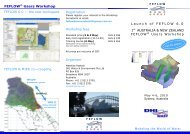 FEFLOW® Users Workshop 1st AUSTRALIA & NEW ZEALAND ...