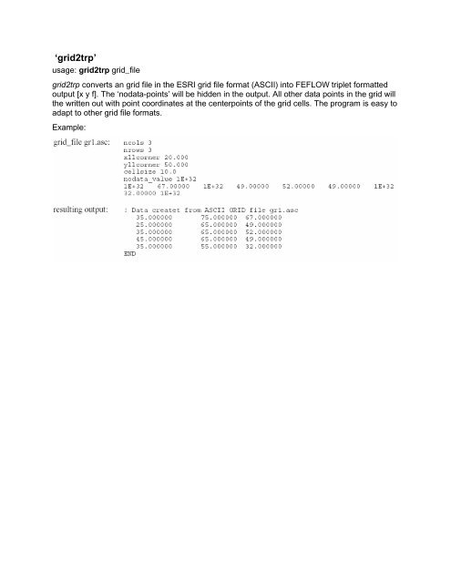 Tools to convert, debug and - FEFlow