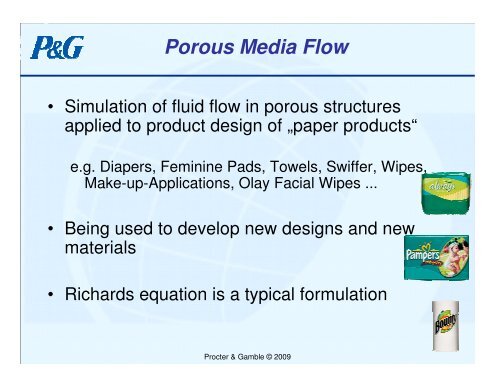 Challenges of Fluid Flow in Absorbing Porous Media ... - FEFlow