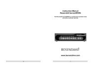 Instruction Manual Rosendahl bonsaiDRIVE www ... - FEG Media